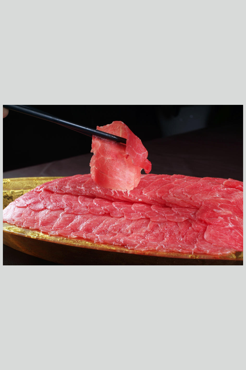 牛肉类牛仔刺身素材