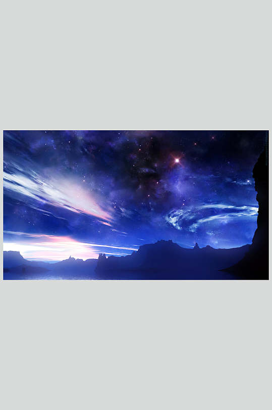 创意星空摄影风景高清壁纸图片