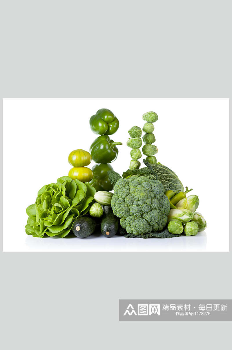 高清绿色蔬菜美食图片素材