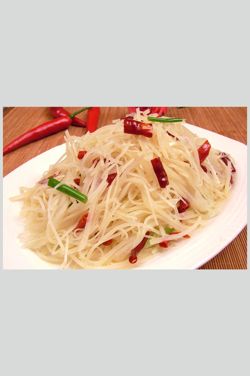 酸辣土豆丝素材