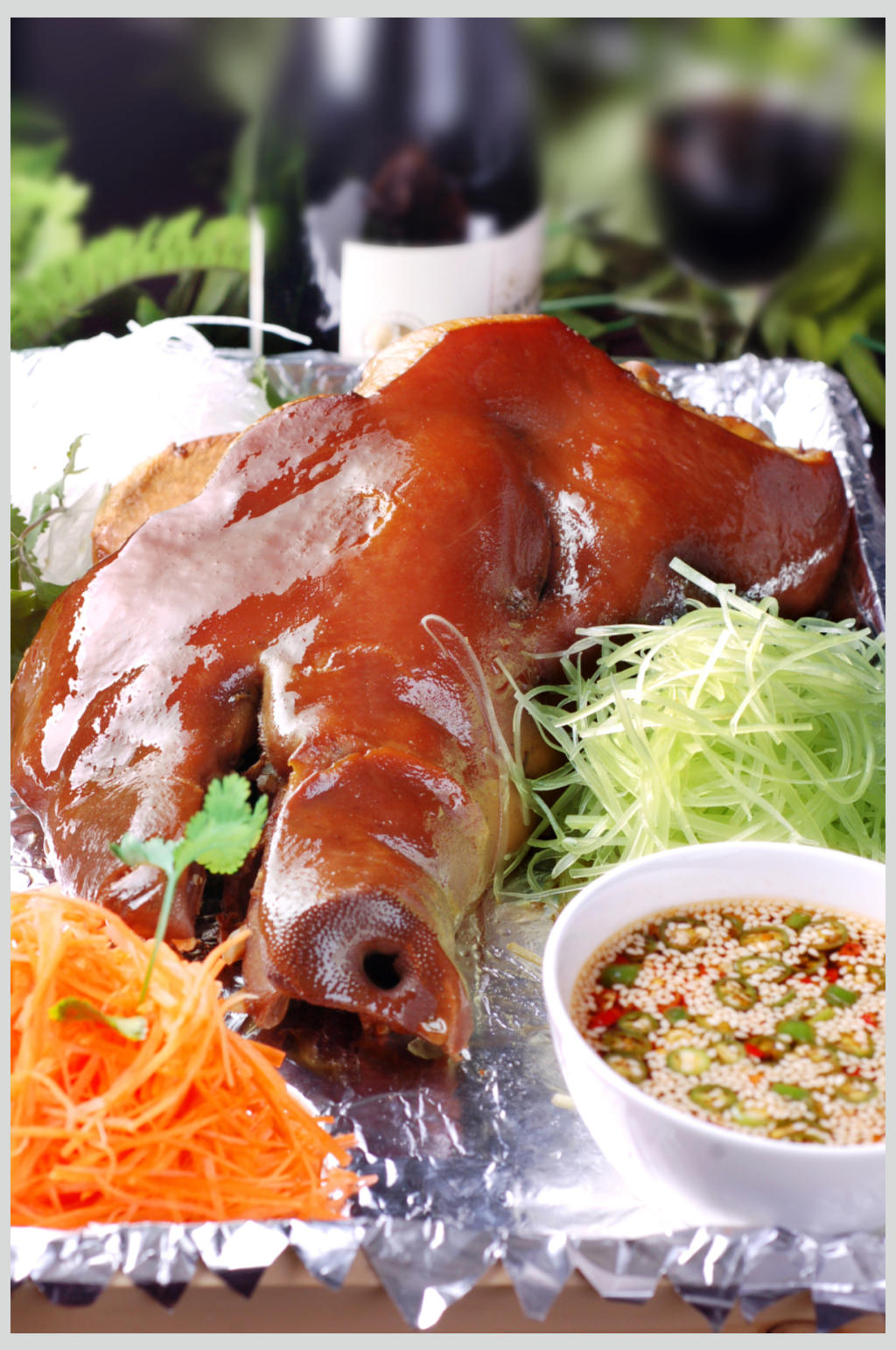 鸿运当头 猪头肉素材
