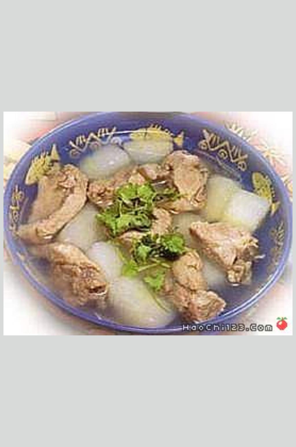 冬瓜排骨汤素材