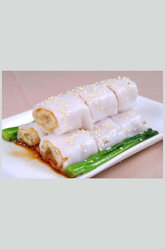 油条肠粉高清美食图片