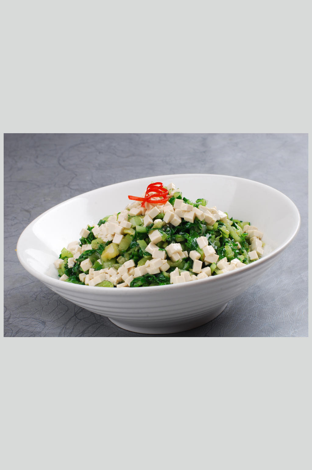 富硒鸡汤青菜钵素材