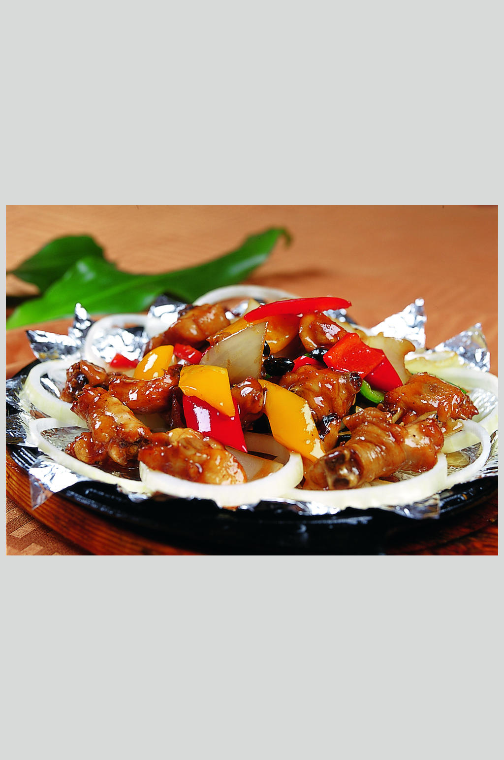 铁板豆豉鸡素材