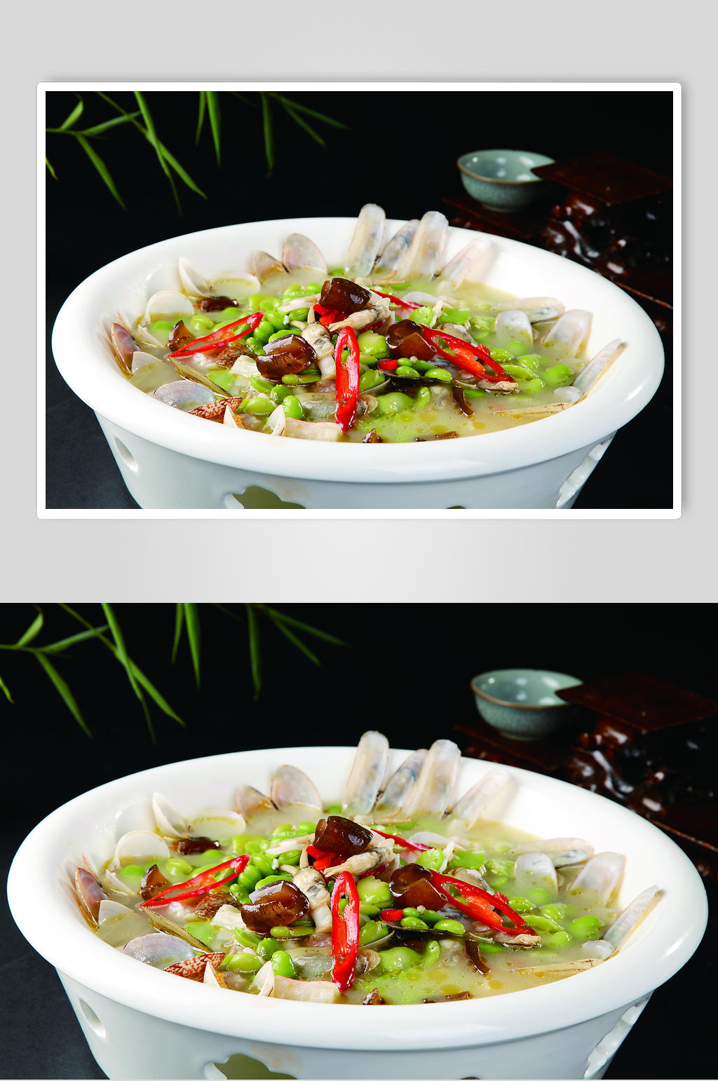 浓汤豆瓣素材