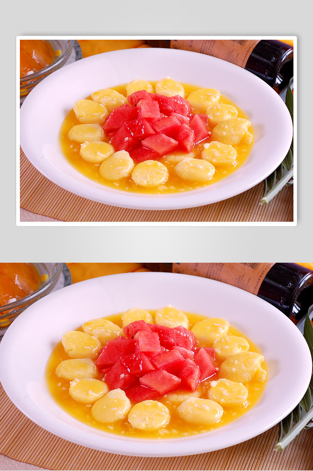 一品脆皮豆腐素材