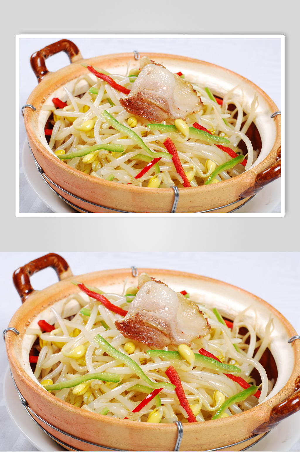 砂窝大豆芽素材