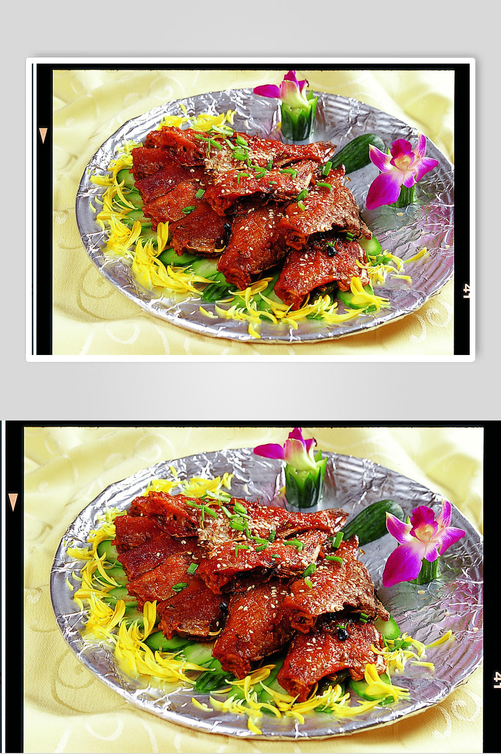 豉汁马面鱼素材