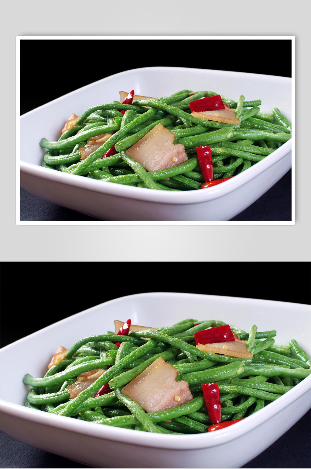 大碗长豆角素材