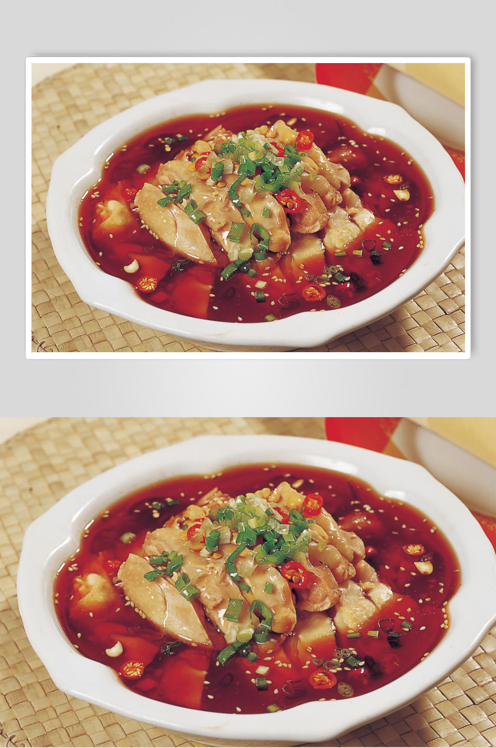 红汤笋子鸡素材