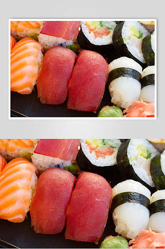 日本寿司卷美食图片