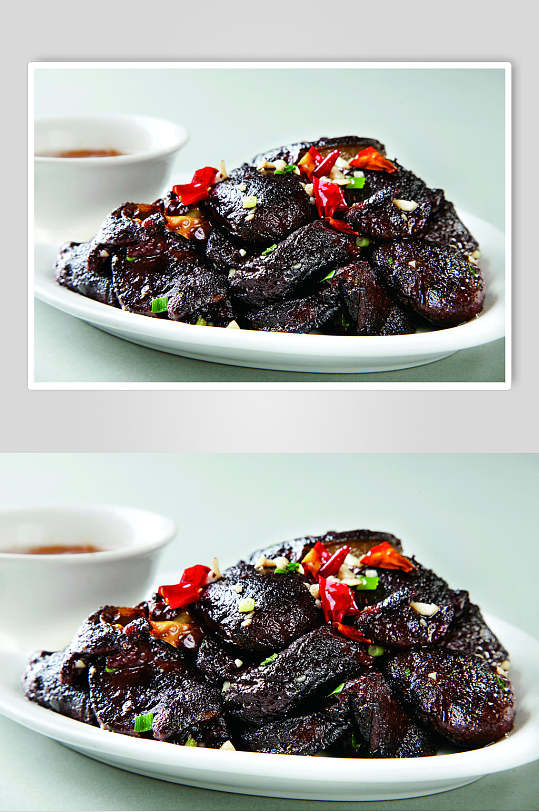 煎灌肠美食图片