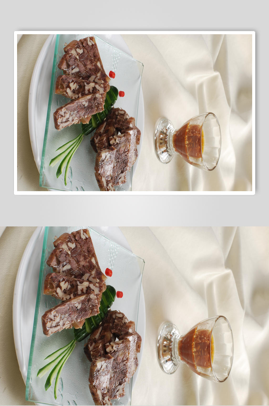 桃仁牛肉炖素材