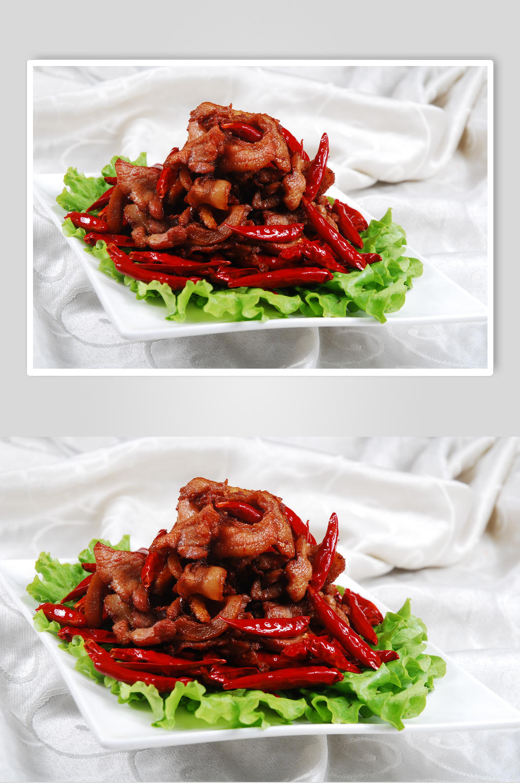 辣子酱肉元素材