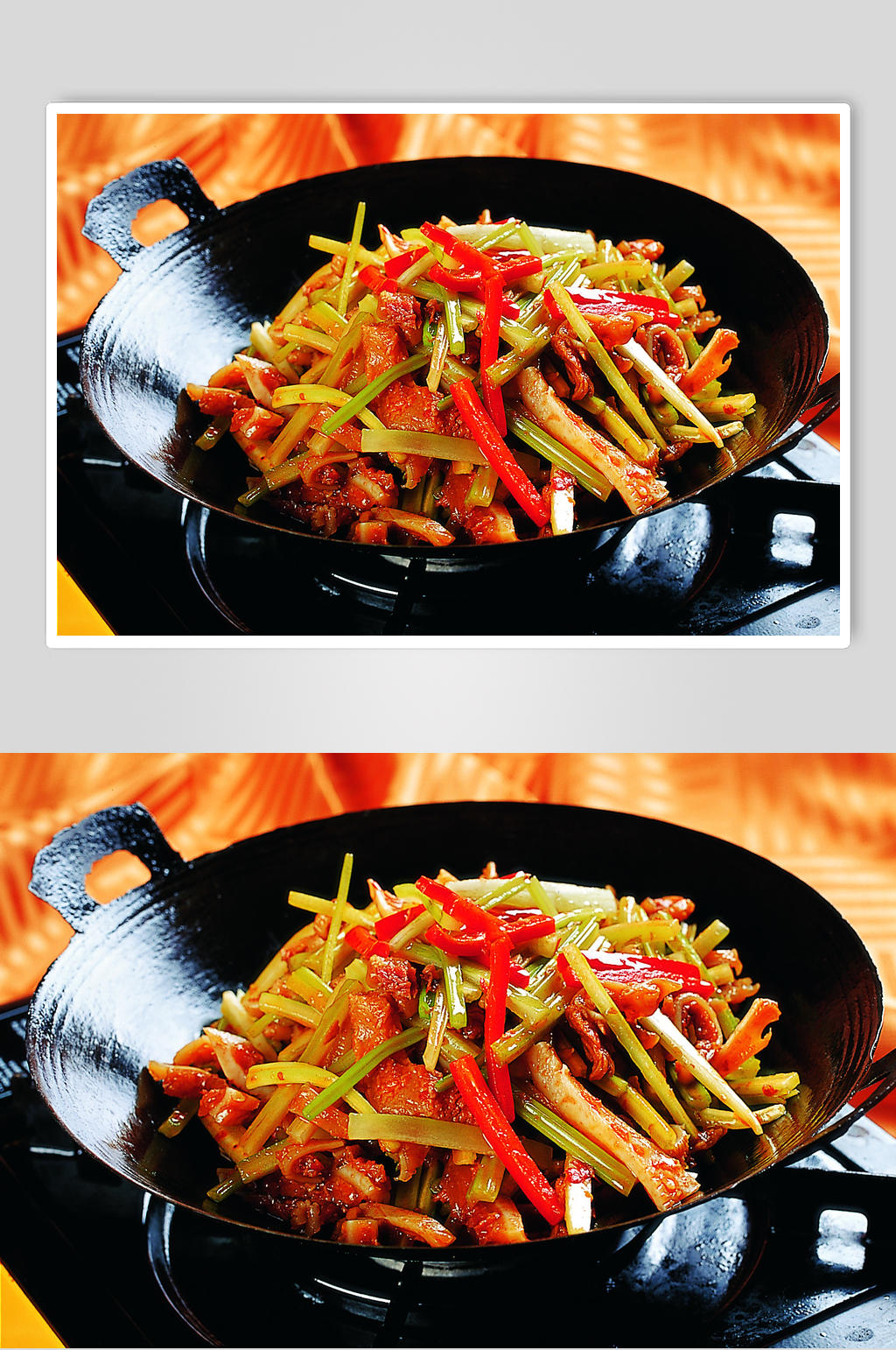 干锅脆脆肉素材