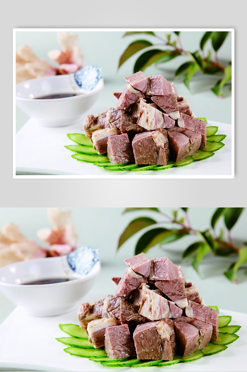 沾汁热羊肉素材