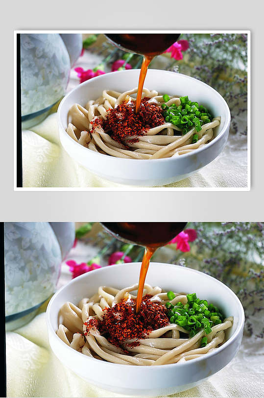 油泼面宽面陕西图片-油泼面宽面陕西素材下载-众图网