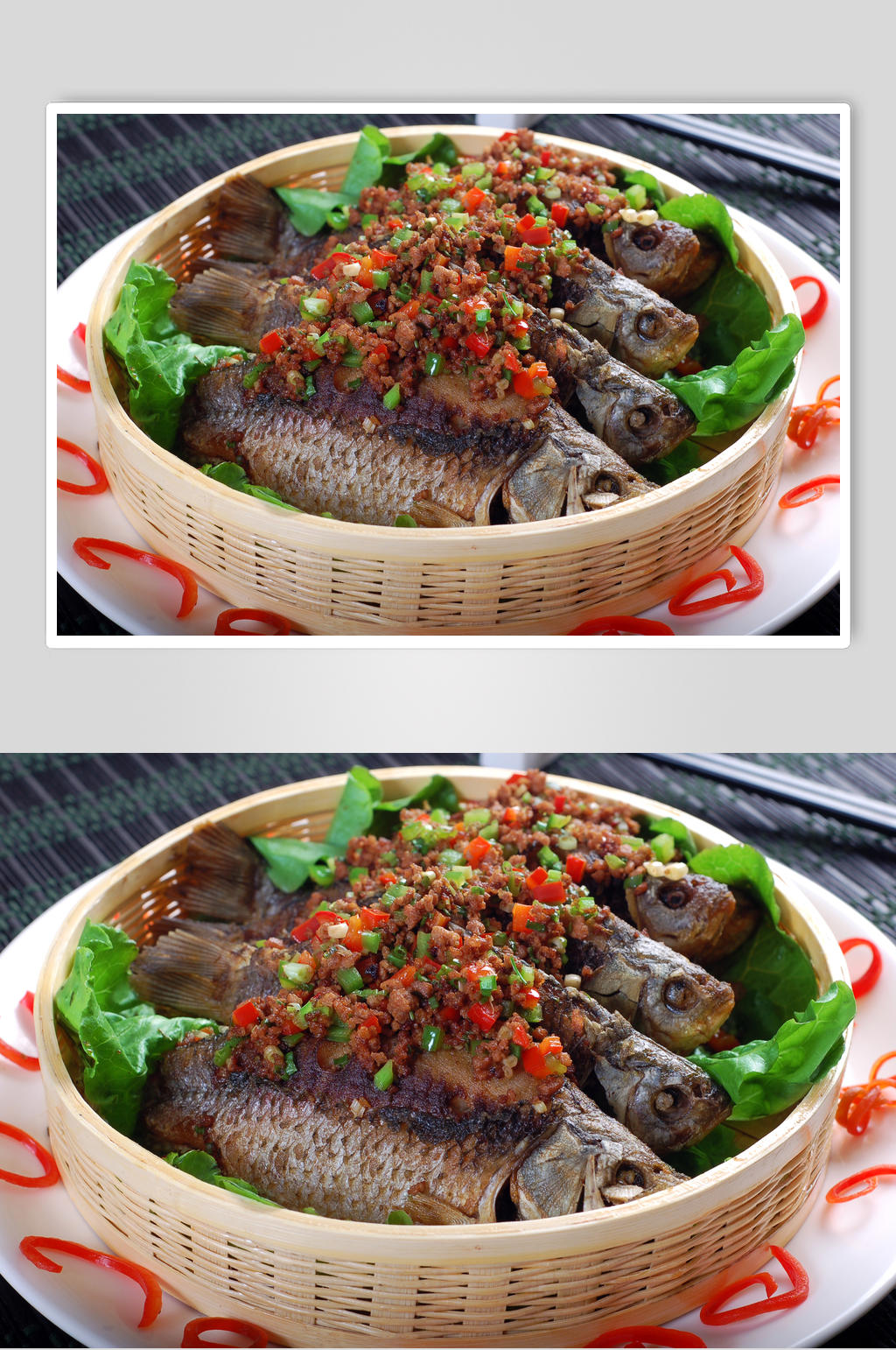 香酥卤水鱼素材