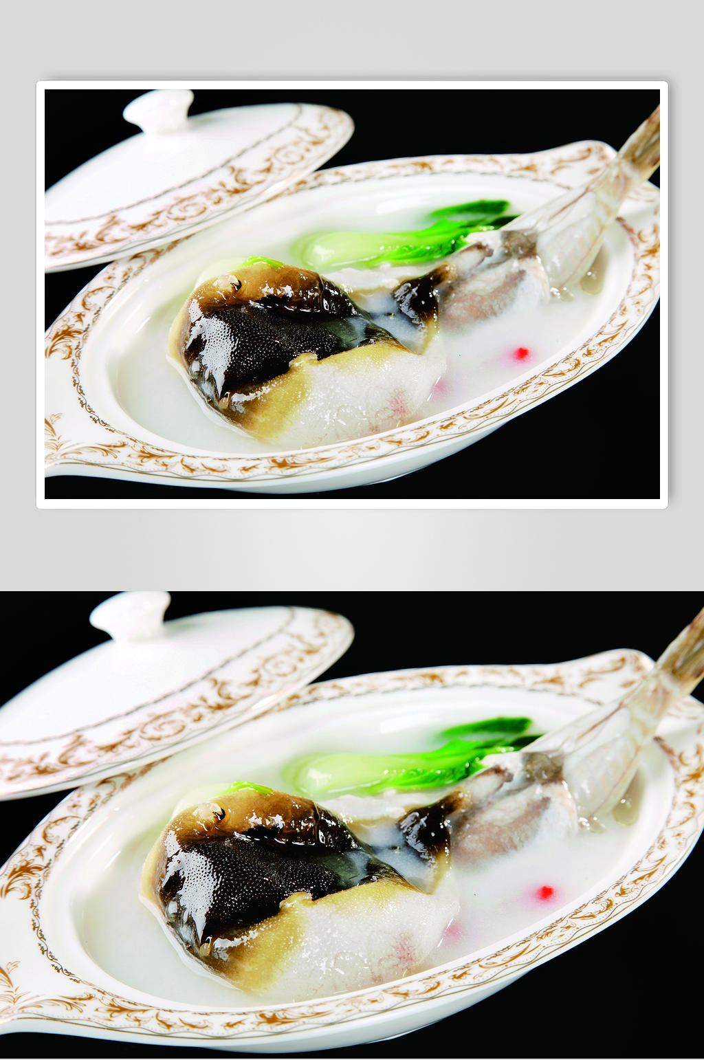 奶汤鲅鱼素材
