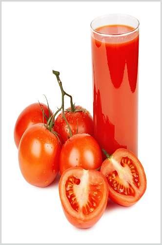 西红柿番茄汁高清摄影图片素材
