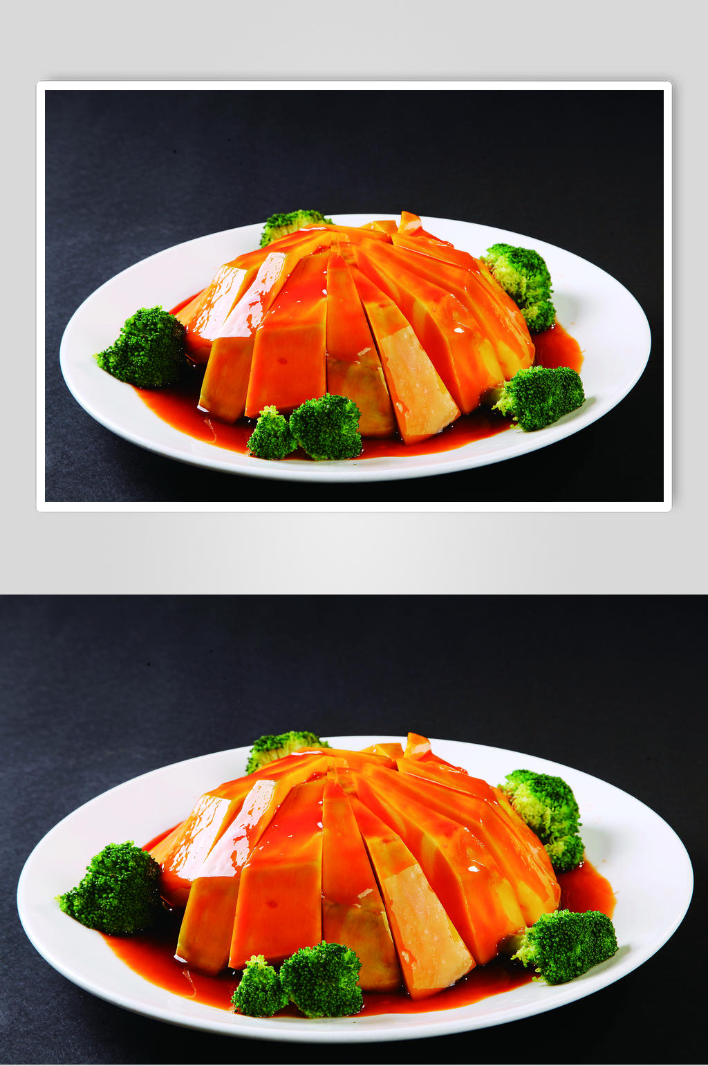 南瓜扣肉排素材