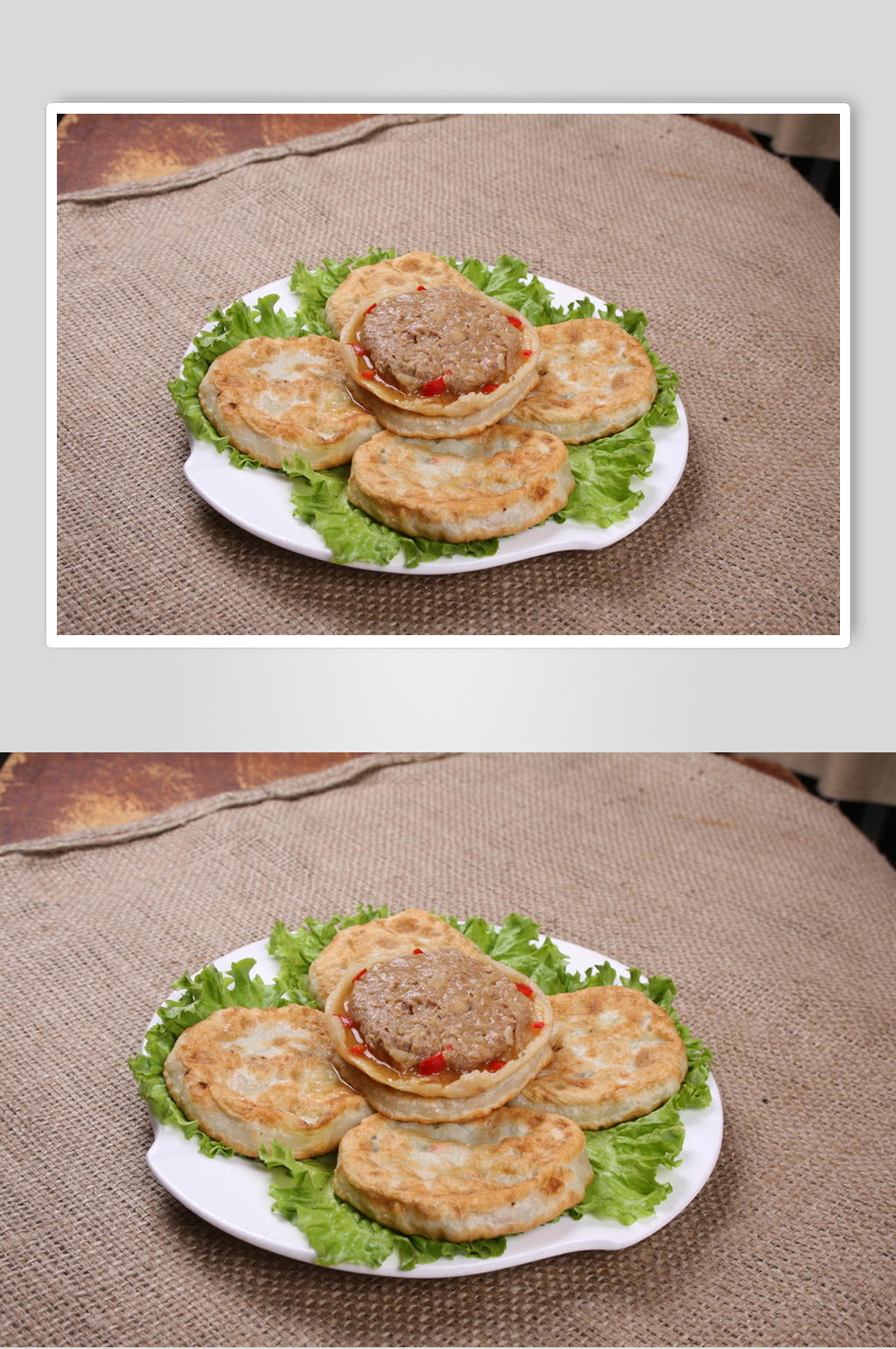 牛肉圆葱馅饼素材