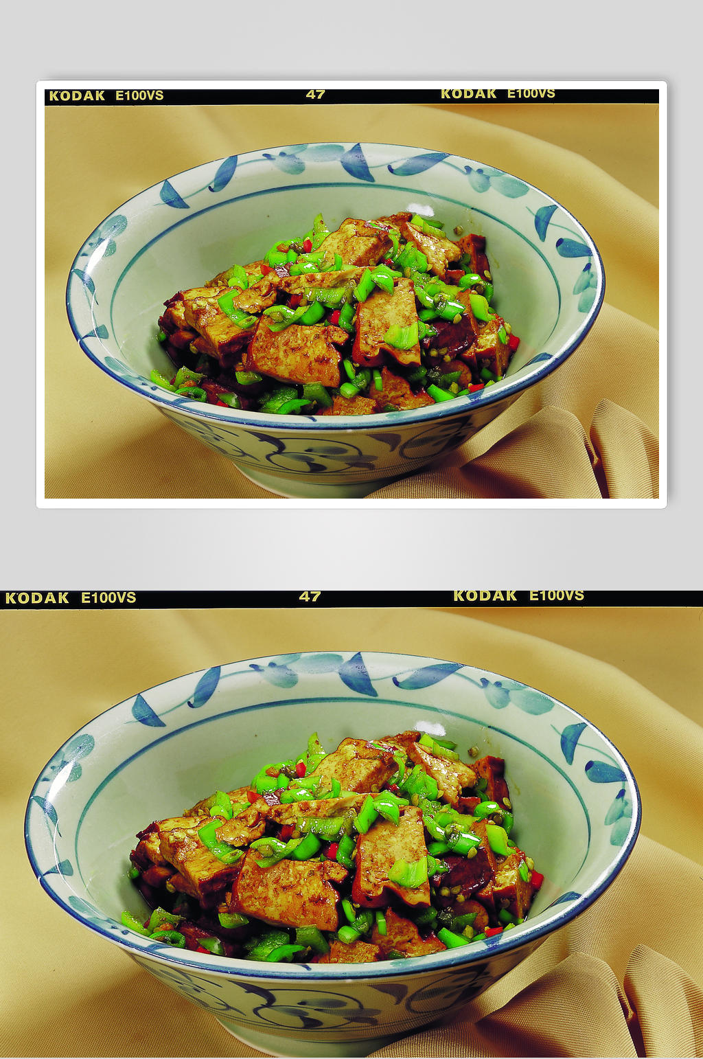 小炒香干素材