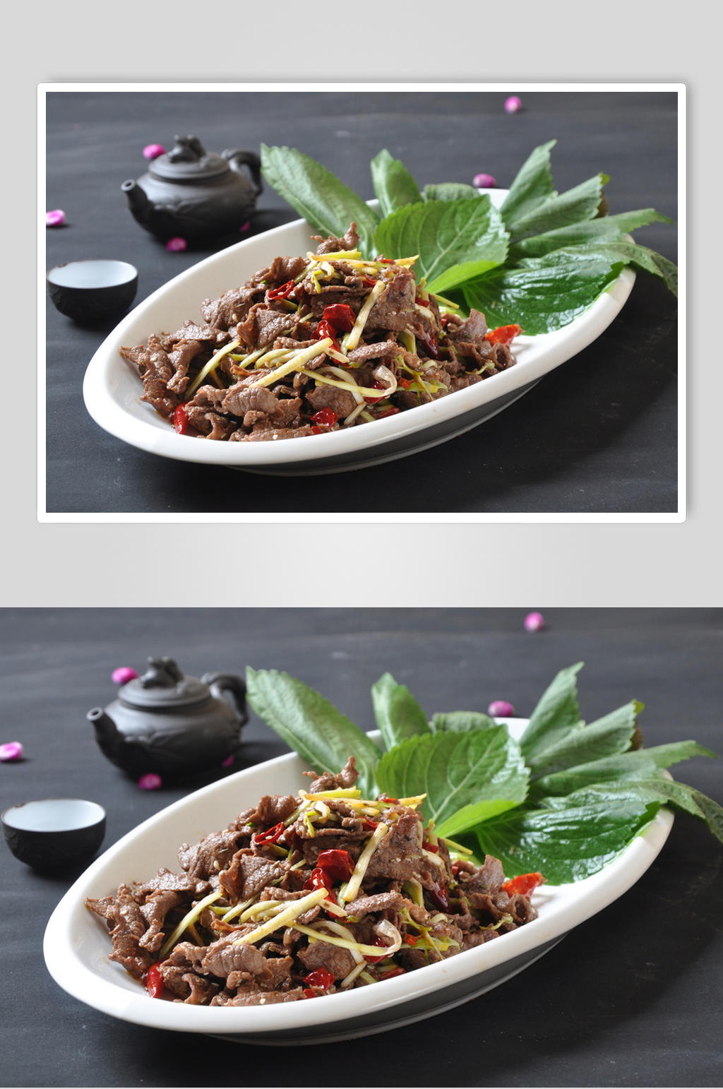 苏香牛肉素材