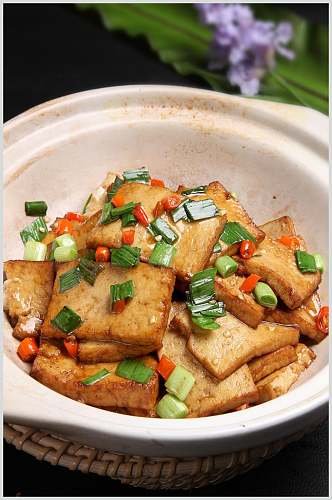 湘西老豆腐高清餐饮菜品摄影图片