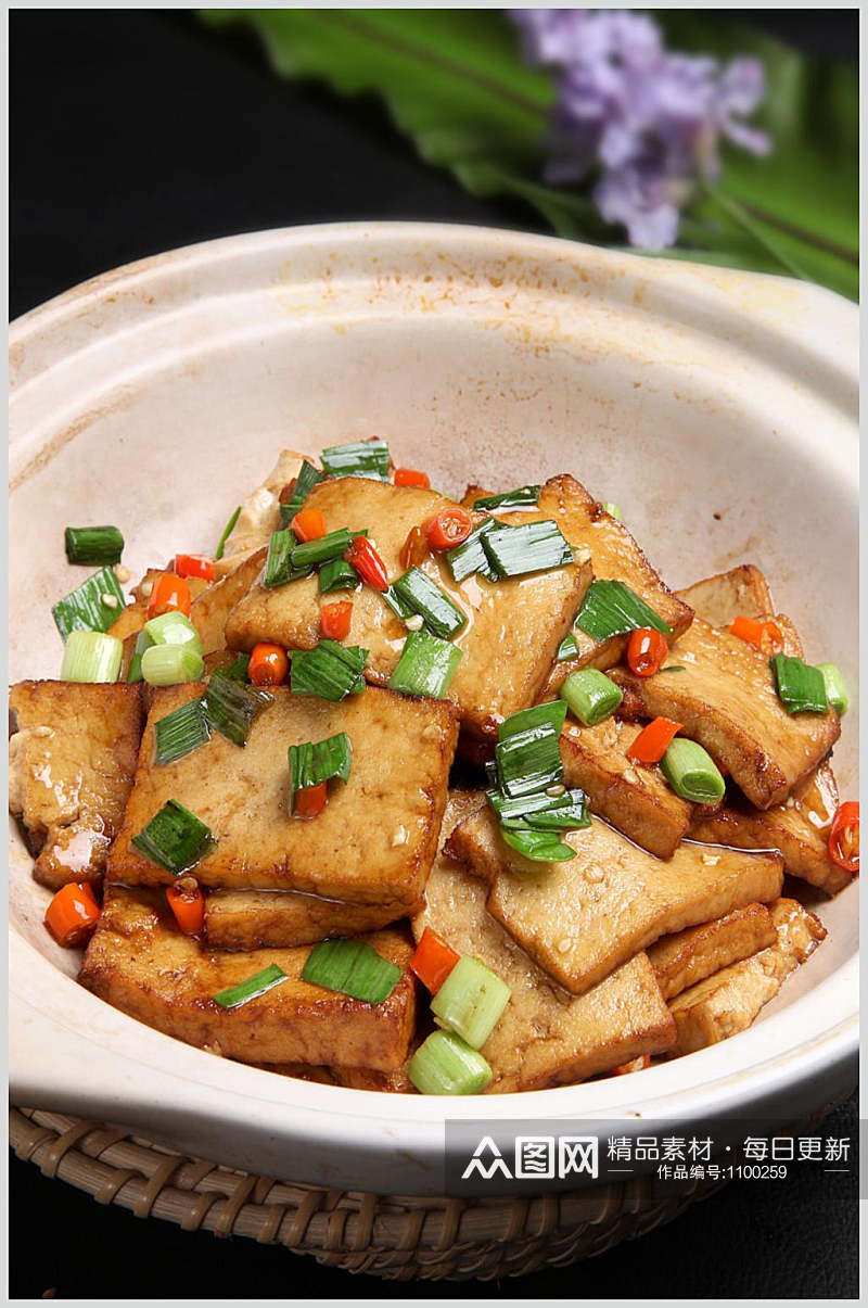 湘西老豆腐高清餐饮菜品摄影图片素材