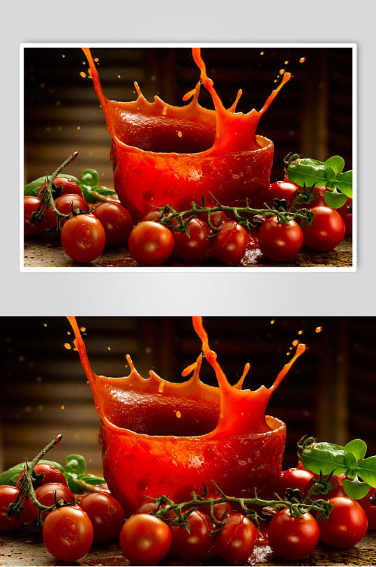 西红柿番茄酱蔬菜壁纸高清图片