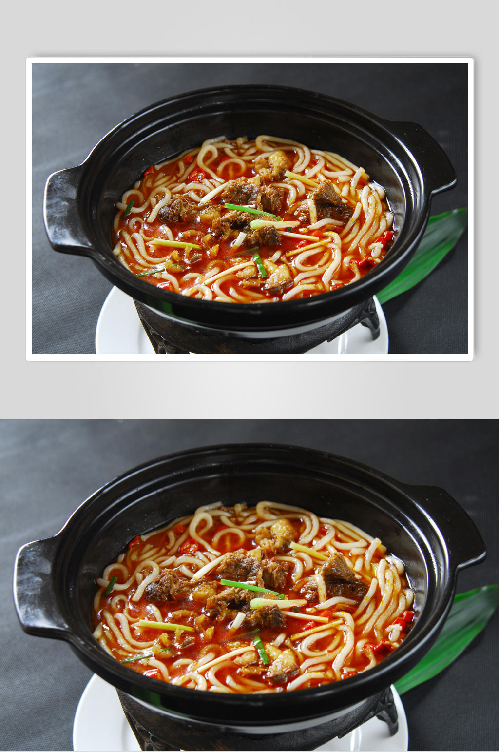 土豆粉炖牛腩素材