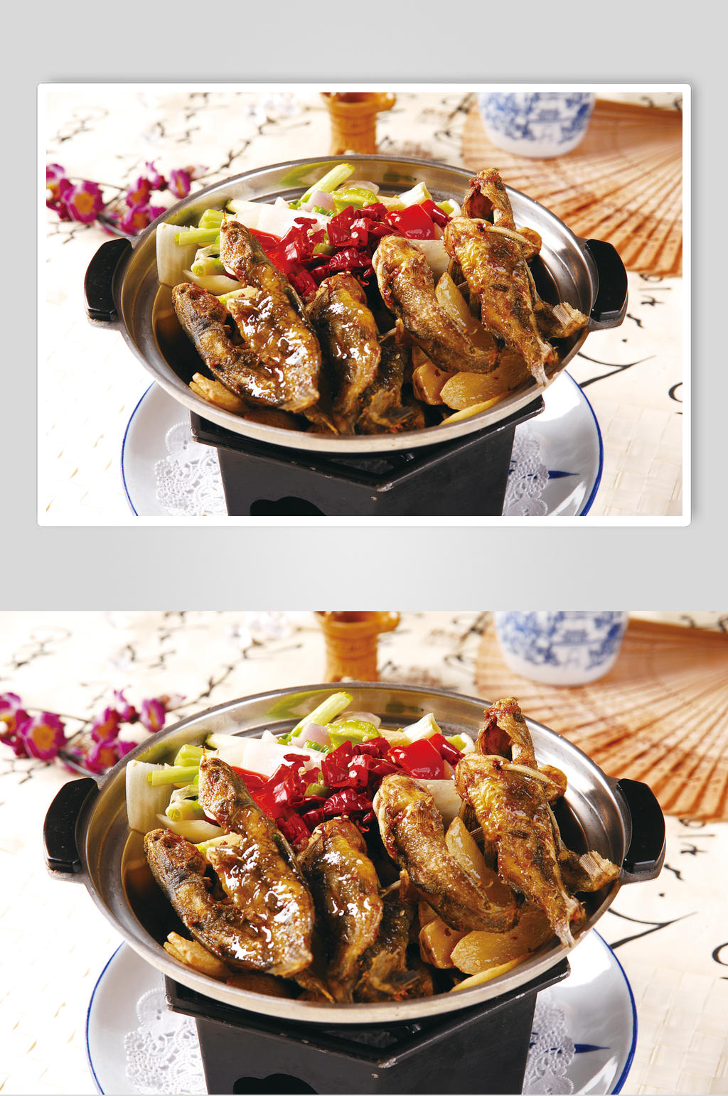 干锅小黄鱼素材