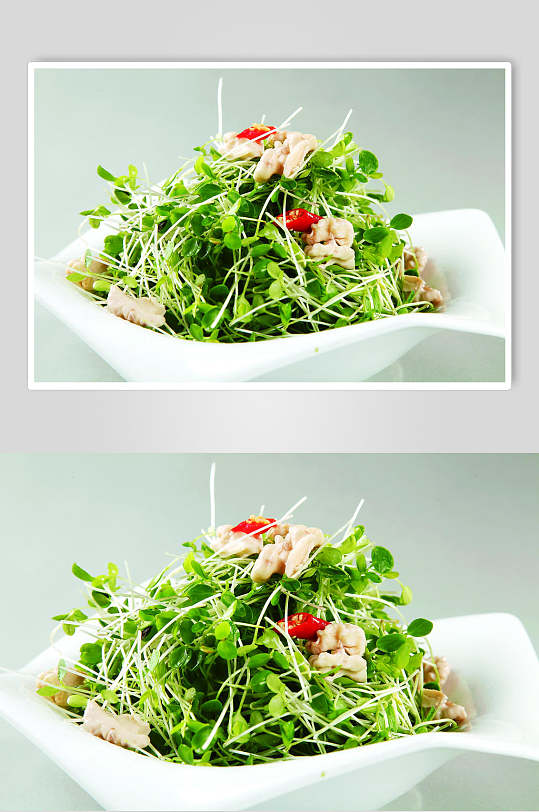 香椿苗拌核桃仁图片-香椿苗拌核桃仁素材下载-众图网