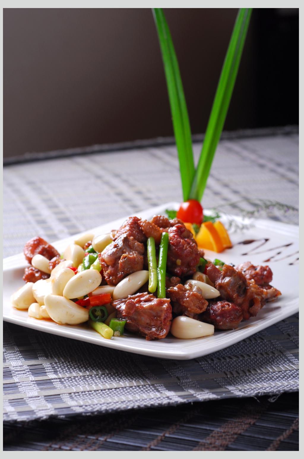 小煎土鸭素材