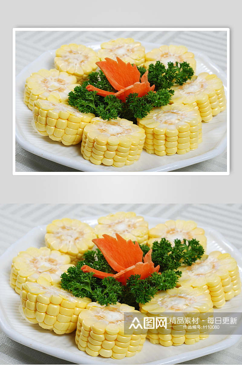 烤玉米美食图片素材
