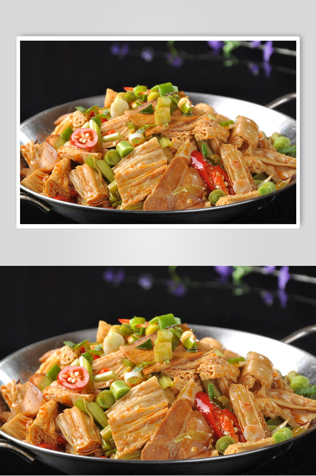 干锅腐竹素材