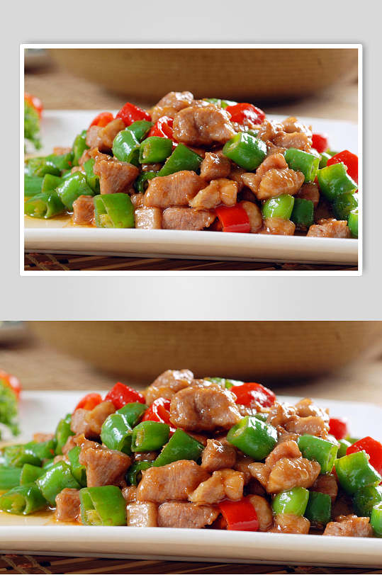 酱爆鸭美食图片