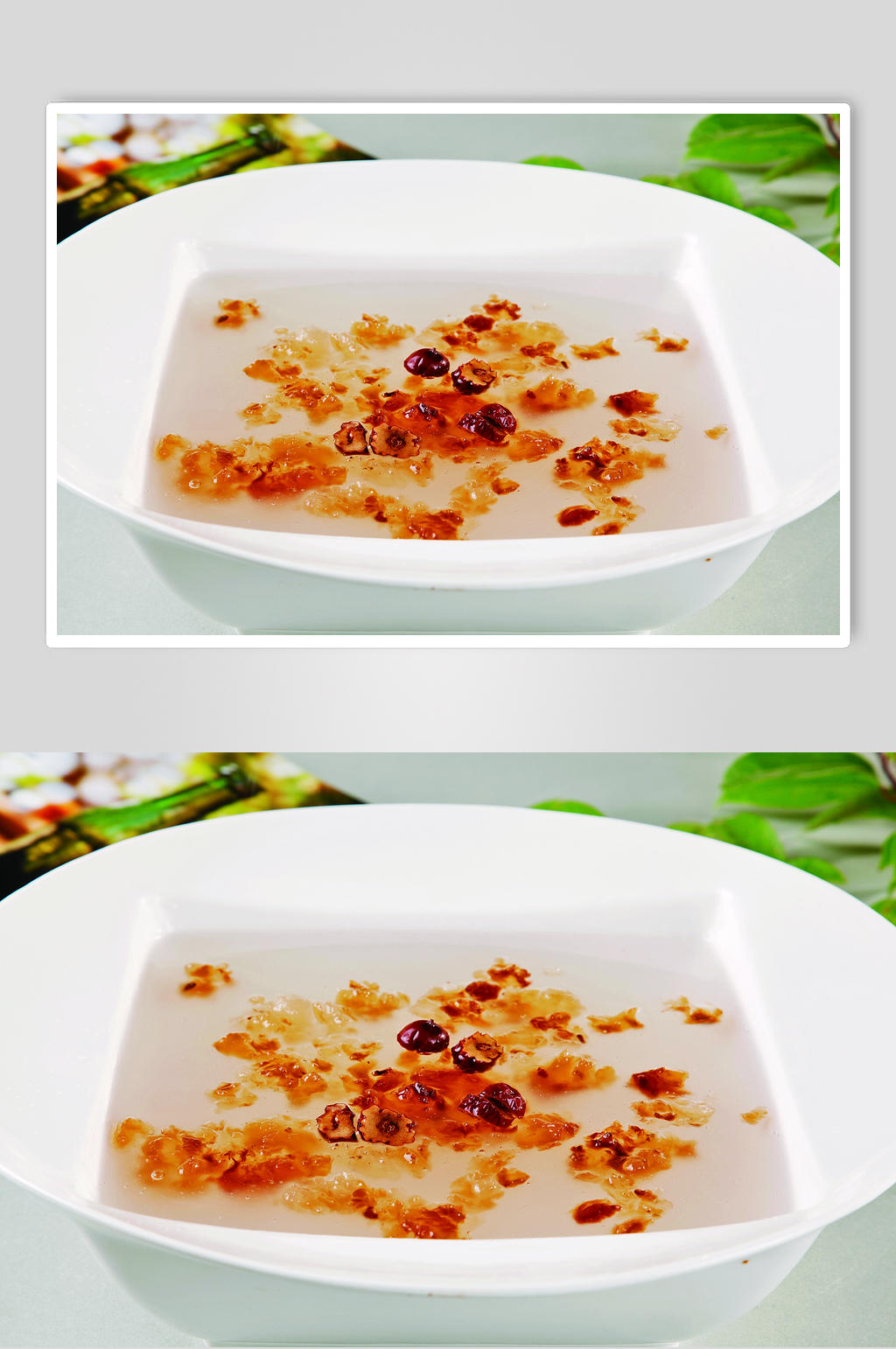 红枣桃胶汤素材