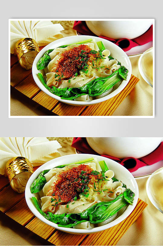 油泼面美食图片