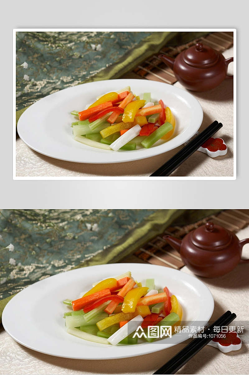 莴笋萝卜美食图片素材