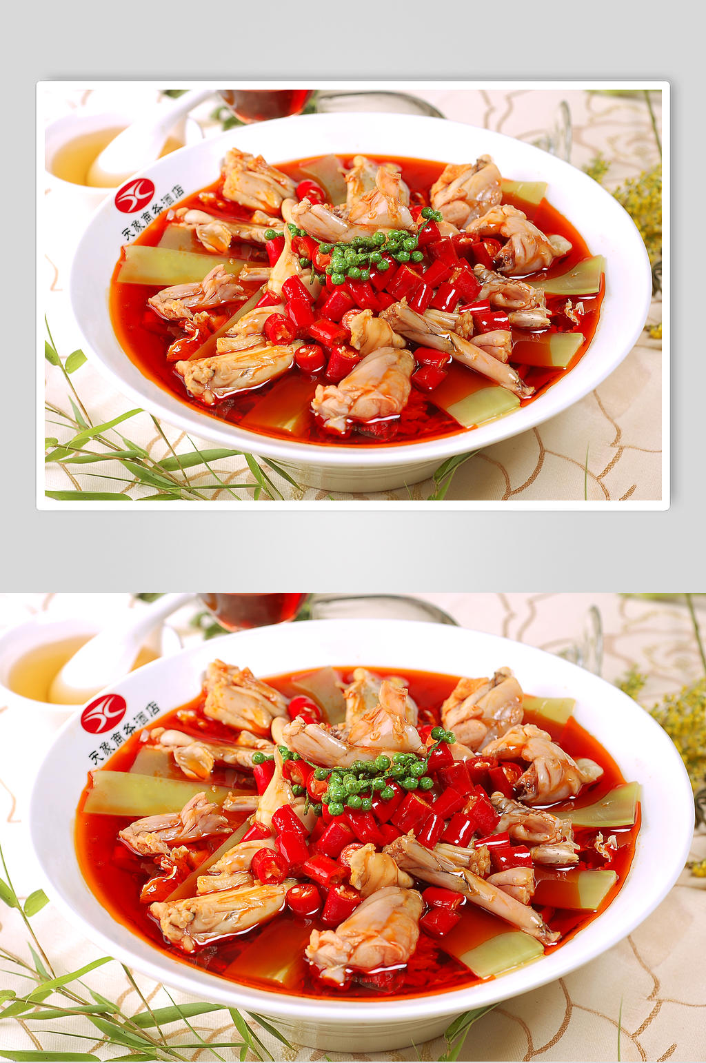 招牌煮蛙腿素材