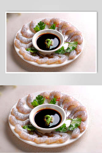 海鲜高清菜品摄影图片盐烤虾