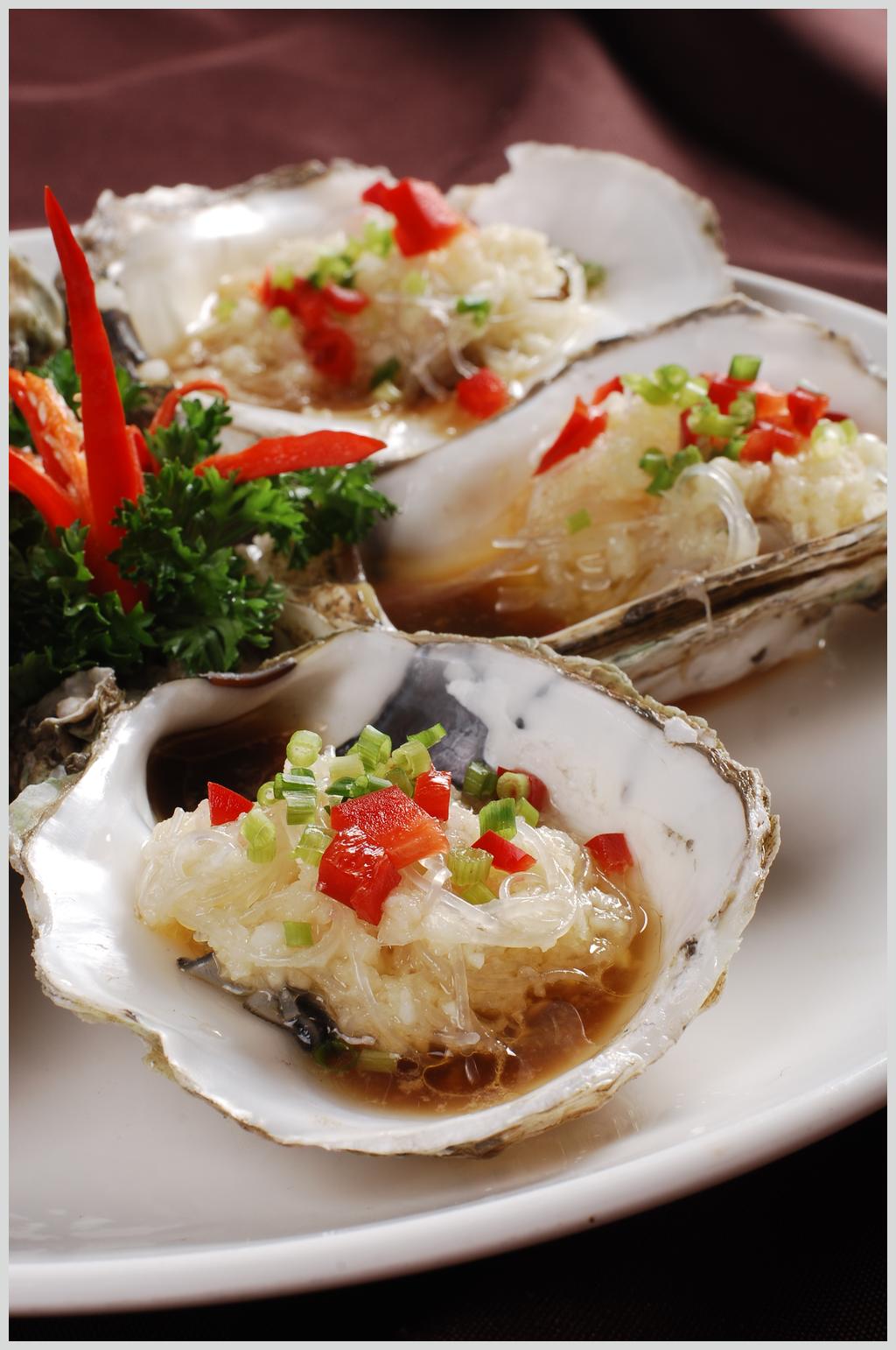 烤生蚝美食图片素材