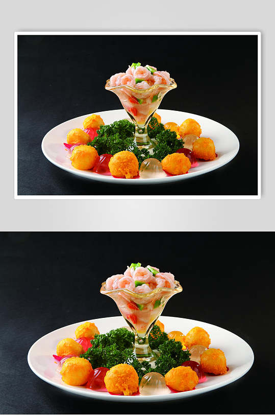 玫瑰水晶双味虾