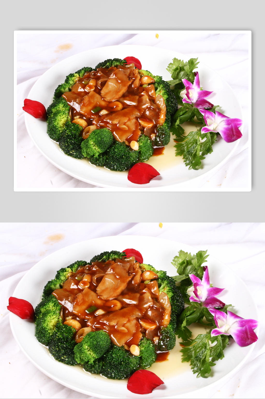 花菇烩鱼唇素材