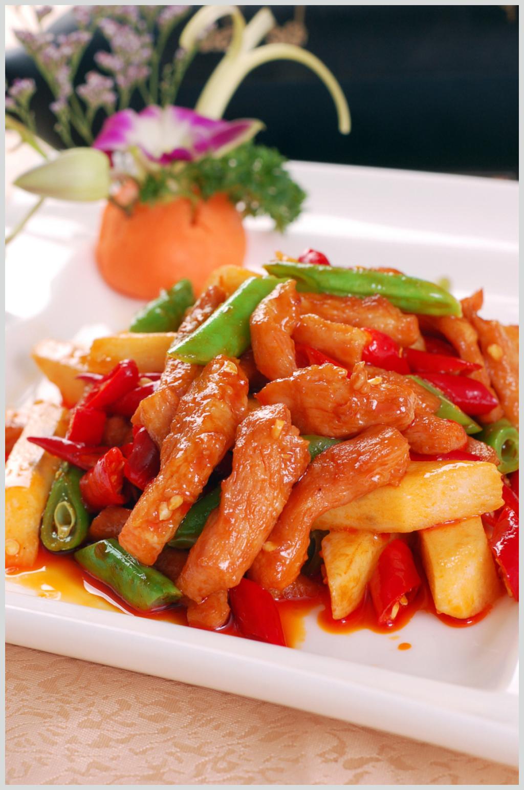 山药爆爽肉素材