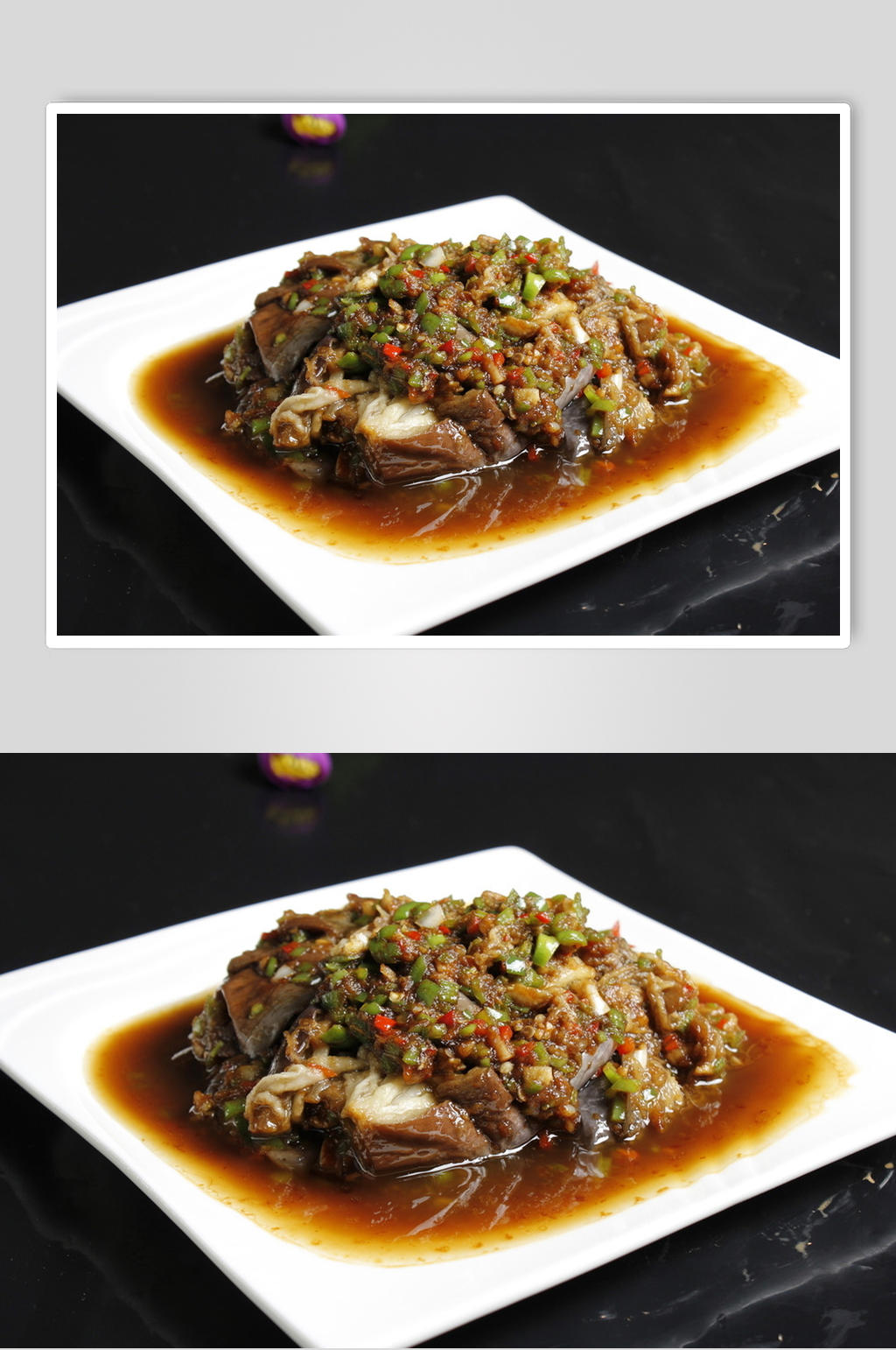 红烧茄子素材