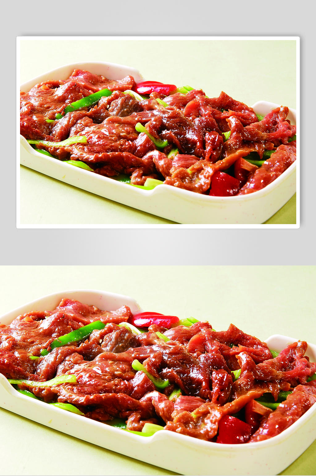东北拌牛肉素材